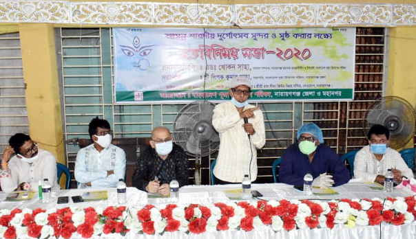 পূজা হবে, উৎসব হবে না: শিখন সরকার