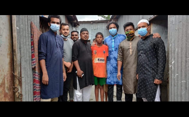 এবার ক্ষুদে ফুটবলার  নিপুকে মাঠে ফেরালেন লিপি ওসমান