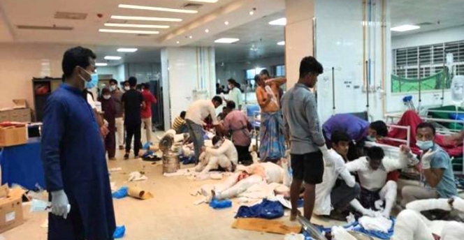 মসজিদে বিস্ফোরণের ঘটনায় মোয়াজ্জিনসহ ১১ জনের মৃত্যু