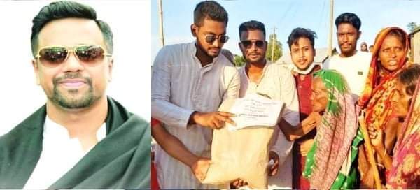 সোনারগাঁয়ে অয়ন ওসমানের পক্ষে বন্যার্তদের মাঝে ত্রাণ বিতরণ