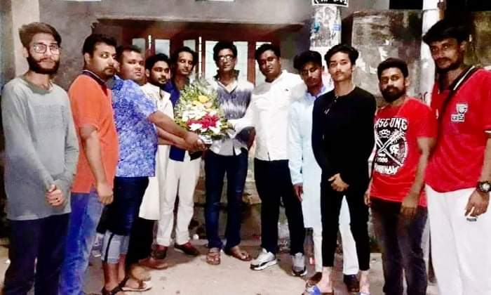 মাশুক রাজিবকে না’গঞ্জ সদর থানা ছাত্রদলের শুভেচ্ছা