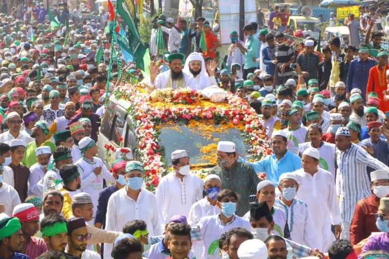 পবিত্র ঈদে মিলাদুন্নবী (সা:) উপলক্ষে নগরীতে জসনে জুলুস