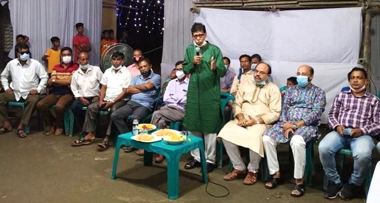 লক্ষ্মী পূজায় বিভিন্ন পূজা মন্ডপ পরিদর্শনে পূজা পরিষদ নেতৃবৃন্দ