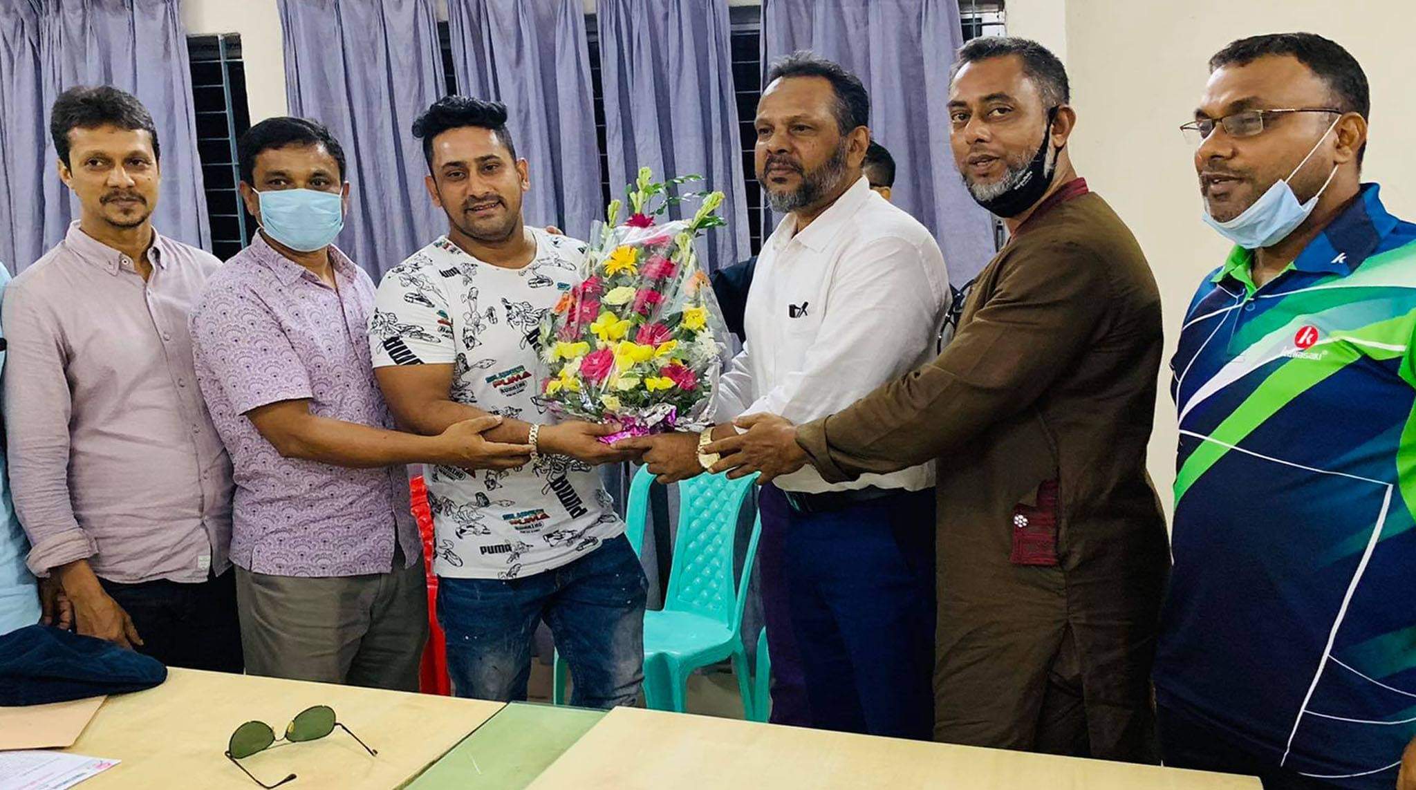 না.গঞ্জ জিম ওনার্স এসোসিয়েশনের নির্বাচনে সহ-সভাপতি  হলেন ‘হট জিম’ এর শুভ