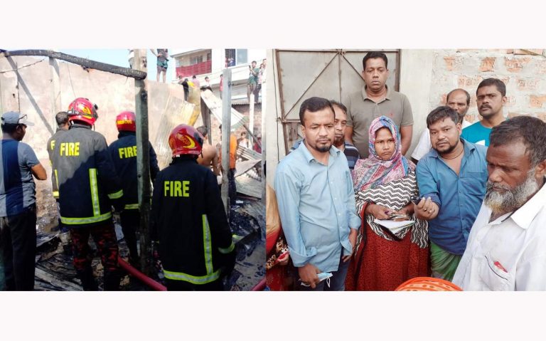 কাশীপুরে অগ্নিকান্ডে ক্ষতিগ্রস্থদের আর্থিক সহযোগীতায় দুই ইউপি মেম্বার