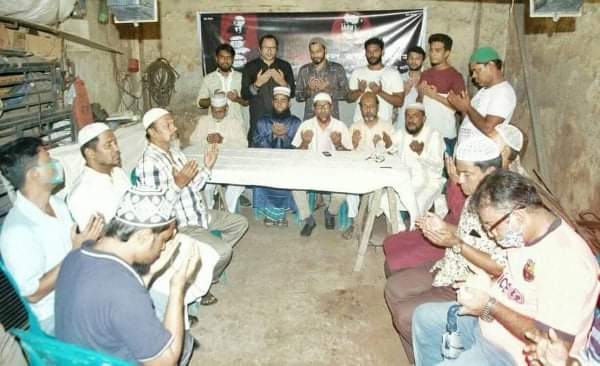 জেলহত্যা দিবসে ১৩ নং ওয়ার্ড যুবলীগের দোয়া