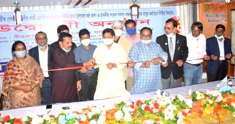 মন্ত্রীর টাকায় নির্মিত প্রেসক্লাব ভবনের ষষ্ঠ তলার উদ্বোধন