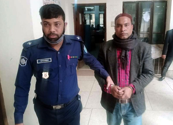 গৃহবধু ধর্ষণ চেষ্টা মামলায় ভেন্ডার মোস্তফা কারাগারে