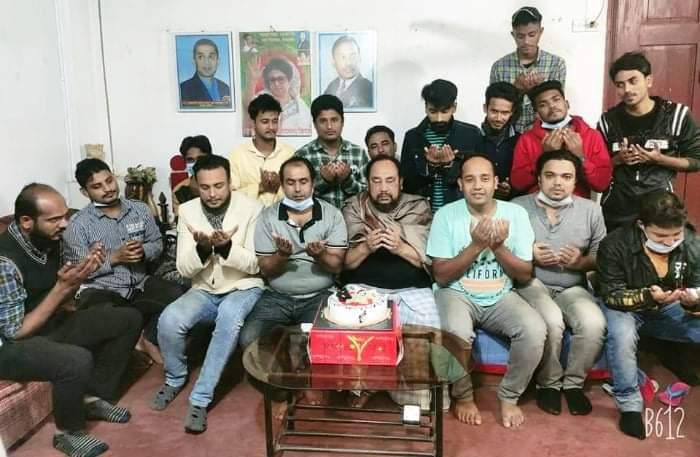 বিএনপি নেতা আজাদের জম্মদিনে সজলের উদ্যোগে দোয়া 