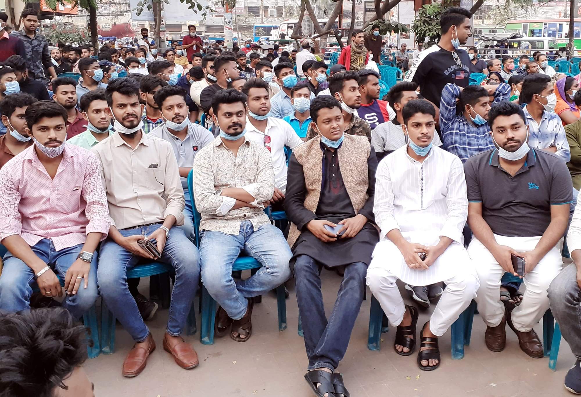 জিউস পুকুর রক্ষার আন্দোলনে ছাত্রলীগের একাত্মতা