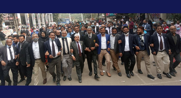 ঐক্যবদ্ধ বিএনপি প্যানেলের প্রচারনায় সরগরম আদালতপাড়া