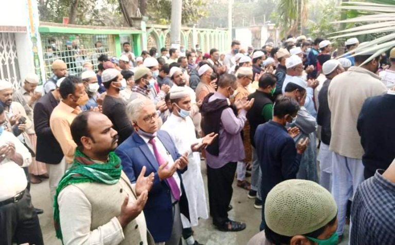 বিএনপি নেতা খোকন ভূঁইয়ার দাফন সম্পন্ন