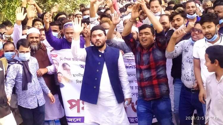 সায়েমের শোডাউন ‘নির্বাচন চায় আলীরটেকবাসী’