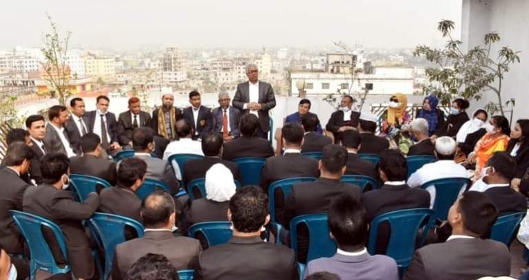 আইনজীবী ফোরামের উদ্যোগে নির্বাচন পরবর্তী মূল্যায়ন সভা