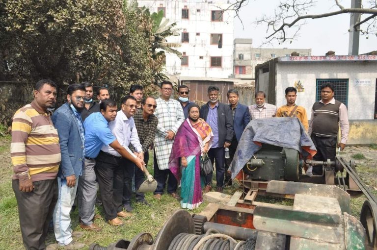 শশ্মানের সৎকার কর্মীদের আবাসন ভবন উদ্বোধন