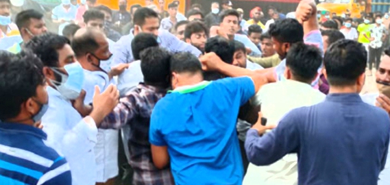 রূপগঞ্জ পরিদর্শনে এসে তৈমুর-দিপু ভূঁইয়া গ্রুপের সংঘর্ষ