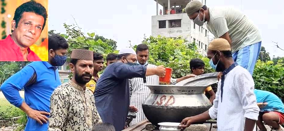 কাউন্সিলর বাবুর সুস্থতা কামনায় দোয়া ও রান্না করা খাবার বিতরণ