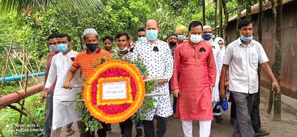 মতিন চৌধুরীর নবম মৃত্যুবার্ষিকীতে জেলা স্বেচ্ছাসেবক দলের শ্রদ্ধা