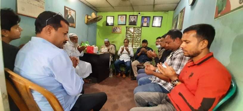 অয়ন ওসমানের জন্মদিনে সাদ্দাম হোসেন জিতুর উদ্যোগে দোয়া