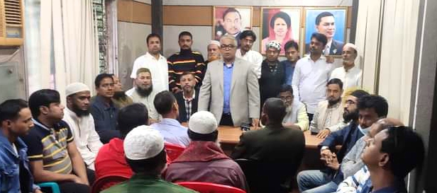 সিটি নির্বাচন: নেতাকর্মীদের সাথে সাখাওয়াতের মতবিনিময়