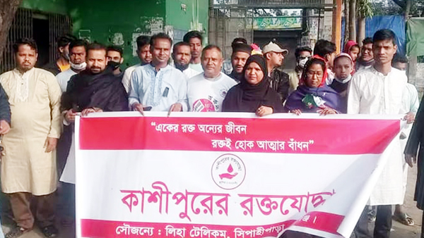 ভাষা শহীদদের শ্রদ্ধা জানালো ‘কাশীপুরের রক্তযোদ্ধা’