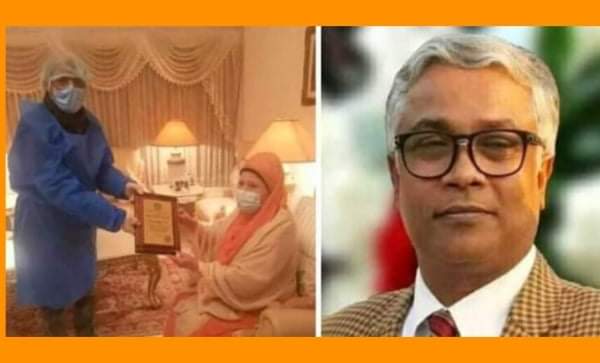 “মাদার অফ ডেমোক্রেসি” সম্মাননা পেলেন খালেদা জিয়া, অ্যাডভোকেট সাখাওয়াতের শুভেচ্ছা