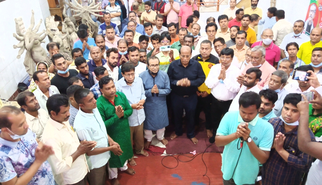 মহান স্বাধীনতা দিবসে পূজা উদযাপন পরিষদের দিনব্যাপী কর্মসূচি