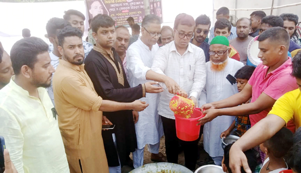 যুবদল নেতা ফয়সালের উদ্যোগে শহীদ জিয়ার শাহাদাত বার্ষিকী পালিত