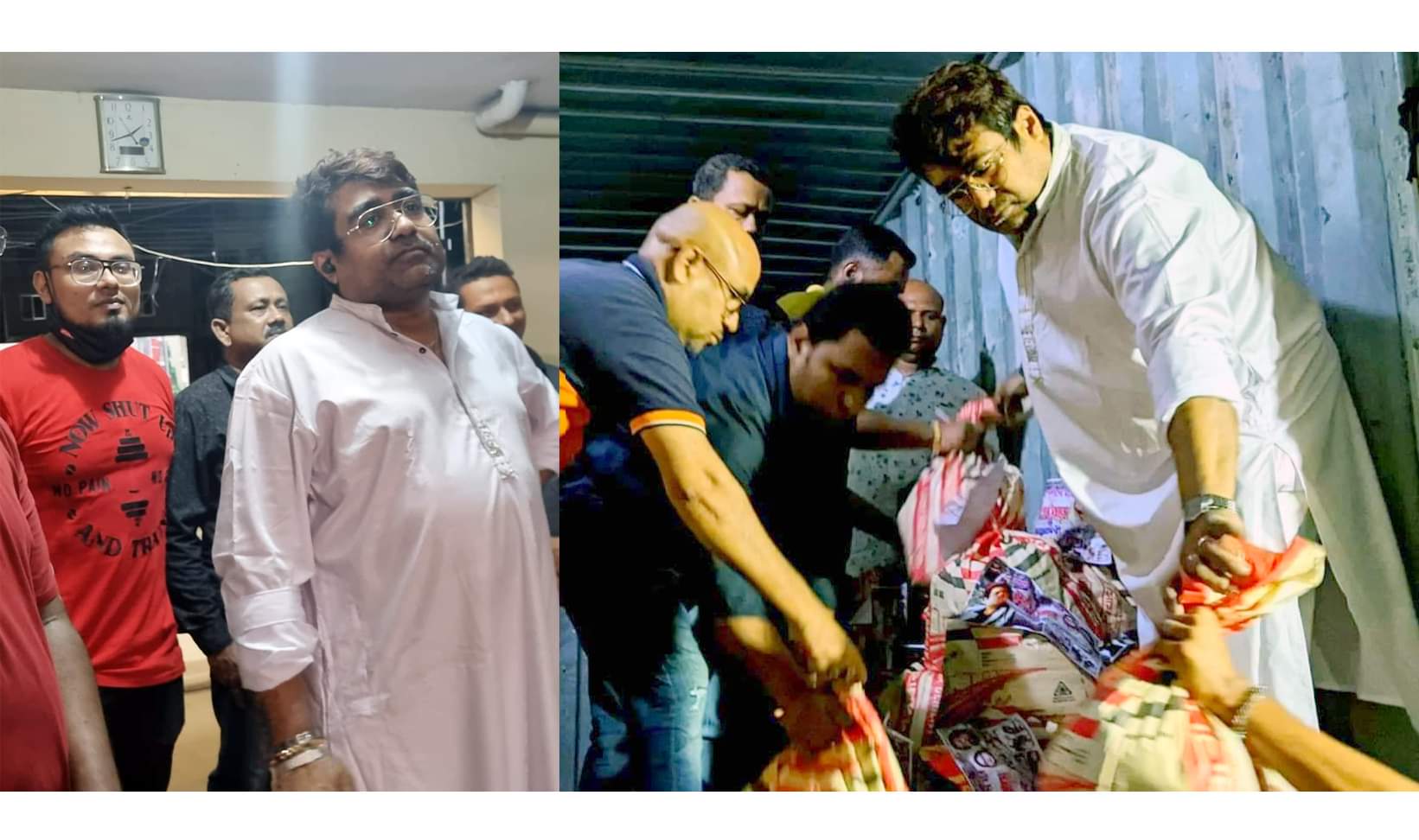 সিলেটের বন্যাদুর্গতদের পাশে আজমেরী ওসমান