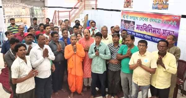 সিলেটের বানভাসি মানুষের জন্যে জেলা পূজা পরিষদের প্রার্থনা