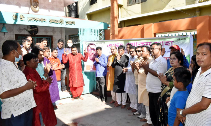 খোকন সাহার সুস্থ্যতা কামনায় জেলা পূজা পরিষদের প্রার্থনা