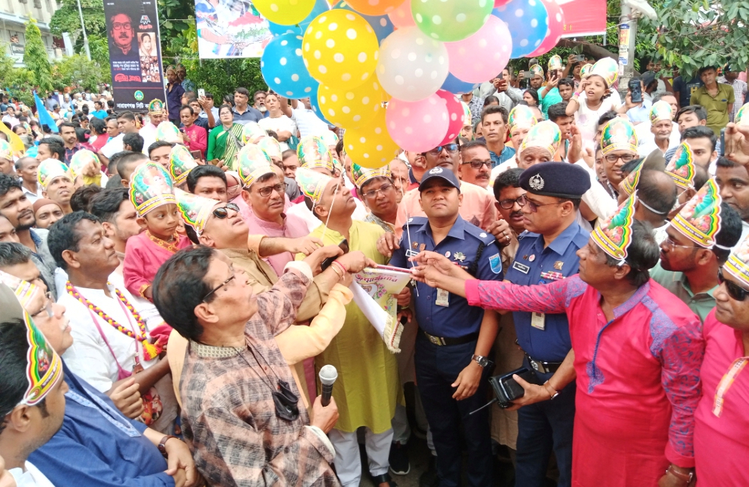 শিখন সরকারের সার্বিক তত্ত্বাবধানে জন্মাষ্টমীর বর্ণাঢ্য শোভাযাত্রা