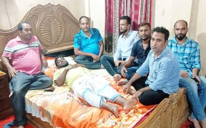 অসুস্থ যুবদল নেতা লিটনের পাশে সজল