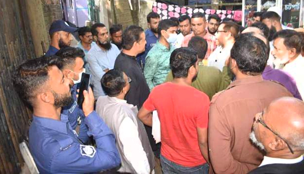 পুলিশের বাঁধা উপেক্ষা করে ধামগড় ইউনিয়ন বিএনপির কর্মী সম্মেলন সম্পন্ন