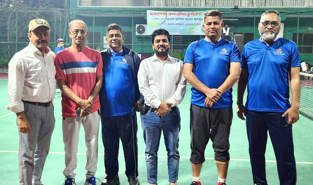 না’গঞ্জ ক্লাবে টেনিস টুর্নামেন্টের উদ্বোধন