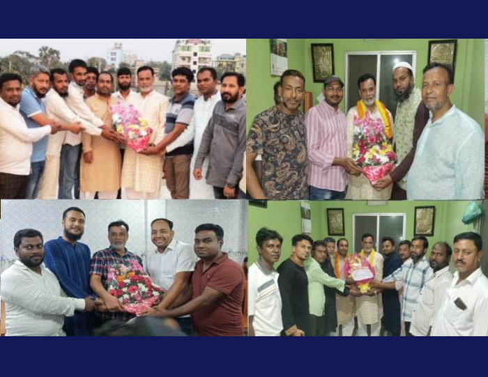 মমতাজউদ্দিন মন্তুকে যুবদল নেতাকর্মীদের ফুলেল শুভেচ্ছা