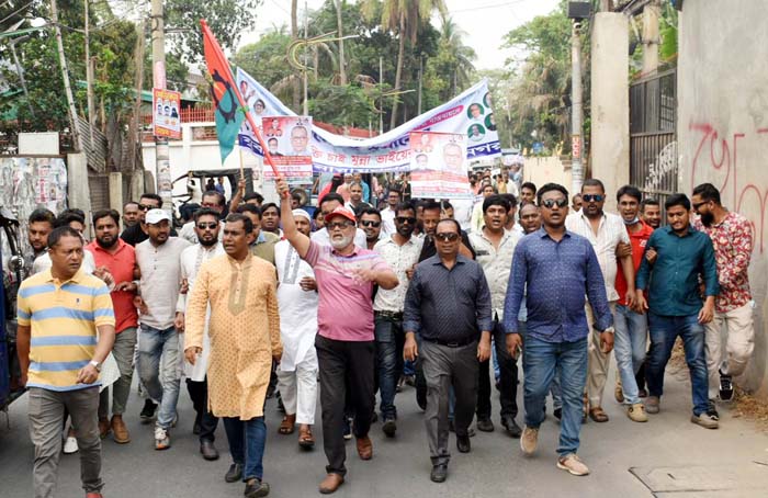 বিএনপির বিক্ষোভ সমাবেশে মন্তু-সজলের নেতৃত্বে যুবদলের শোডাউন 