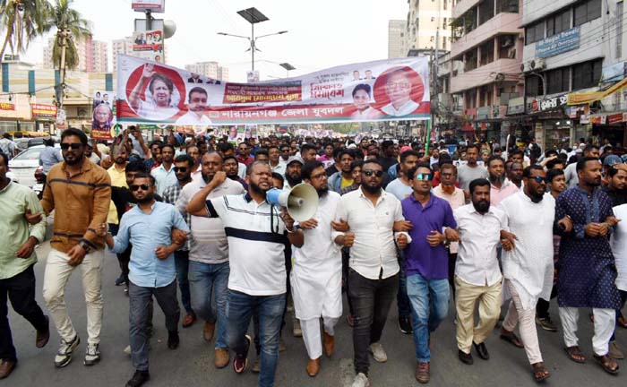 ঢাকায় স্বপনের নেতৃত্বে না:গঞ্জ জেলা যুবদল