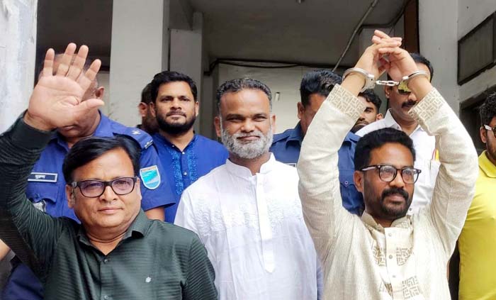 বিএনপি নেতা রোজেলসহ তিনজন কারাগারে