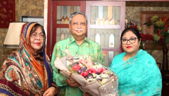 নতুন রাষ্ট্রপতির সঙ্গে পারভিন ওসমানের সৌজন্য সাক্ষাত