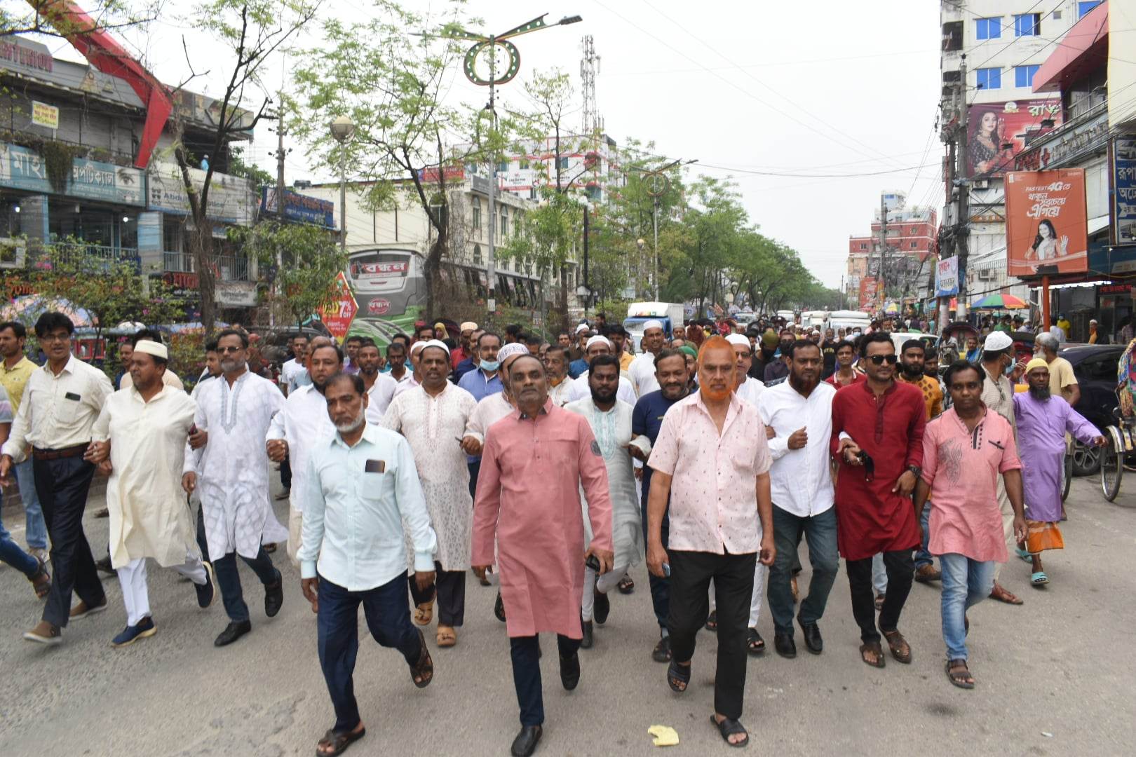 অবস্থান কর্মসূচিতে বন্দর থানা ও উপজেলা বিএনপি’র অংশগ্রহণ