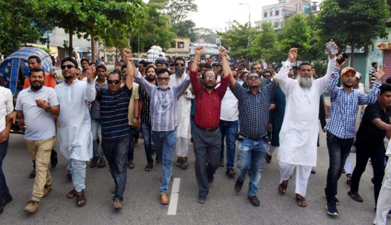 বন্দরে বিএনপির পদযাত্রায় মহানগর যুবদলের বিশাল শোডাউন