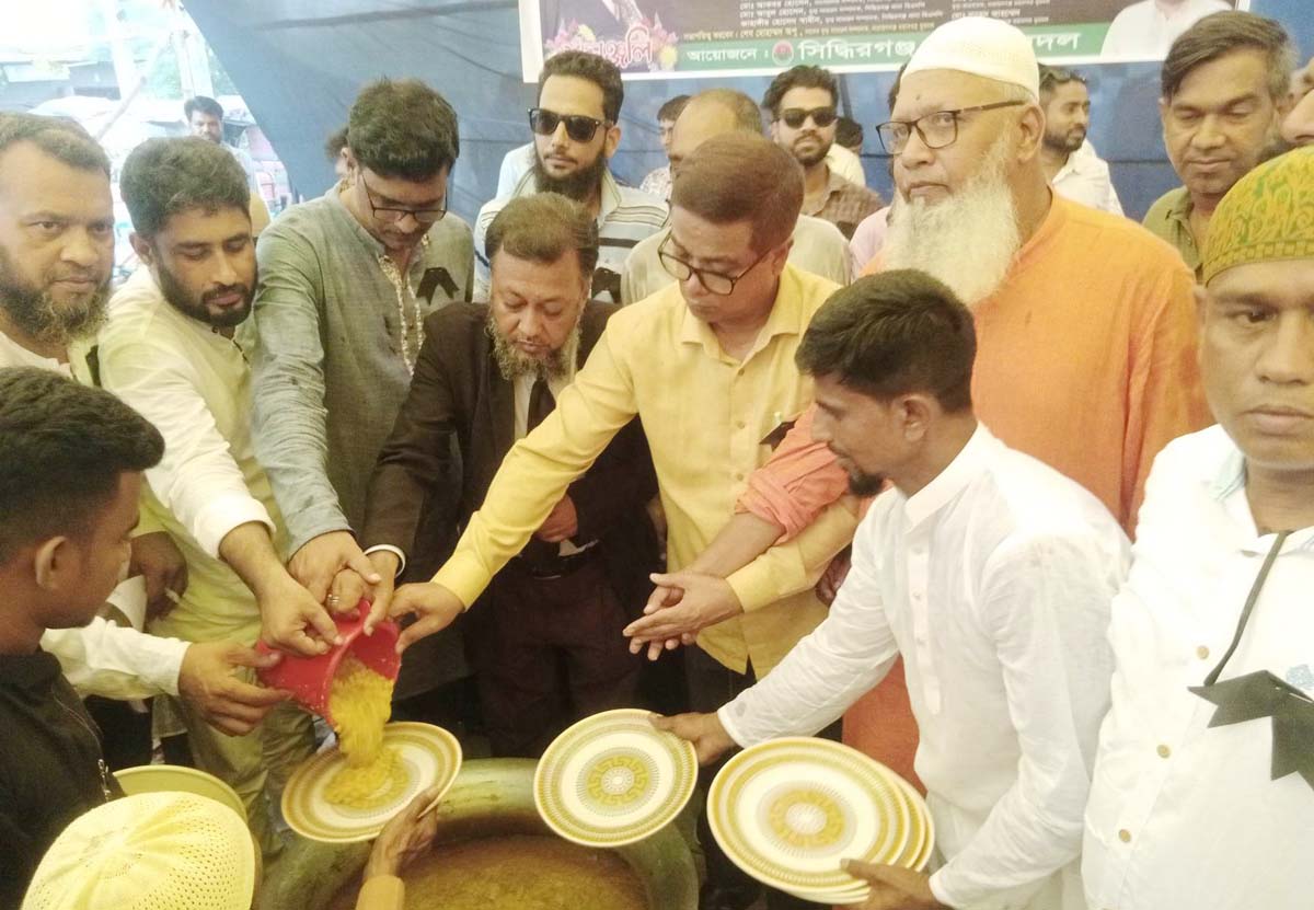 যুবদল নেতা অপুর উদ্যোগে জিয়াউর রহমানের শাহাদাতবার্ষিকী পালন