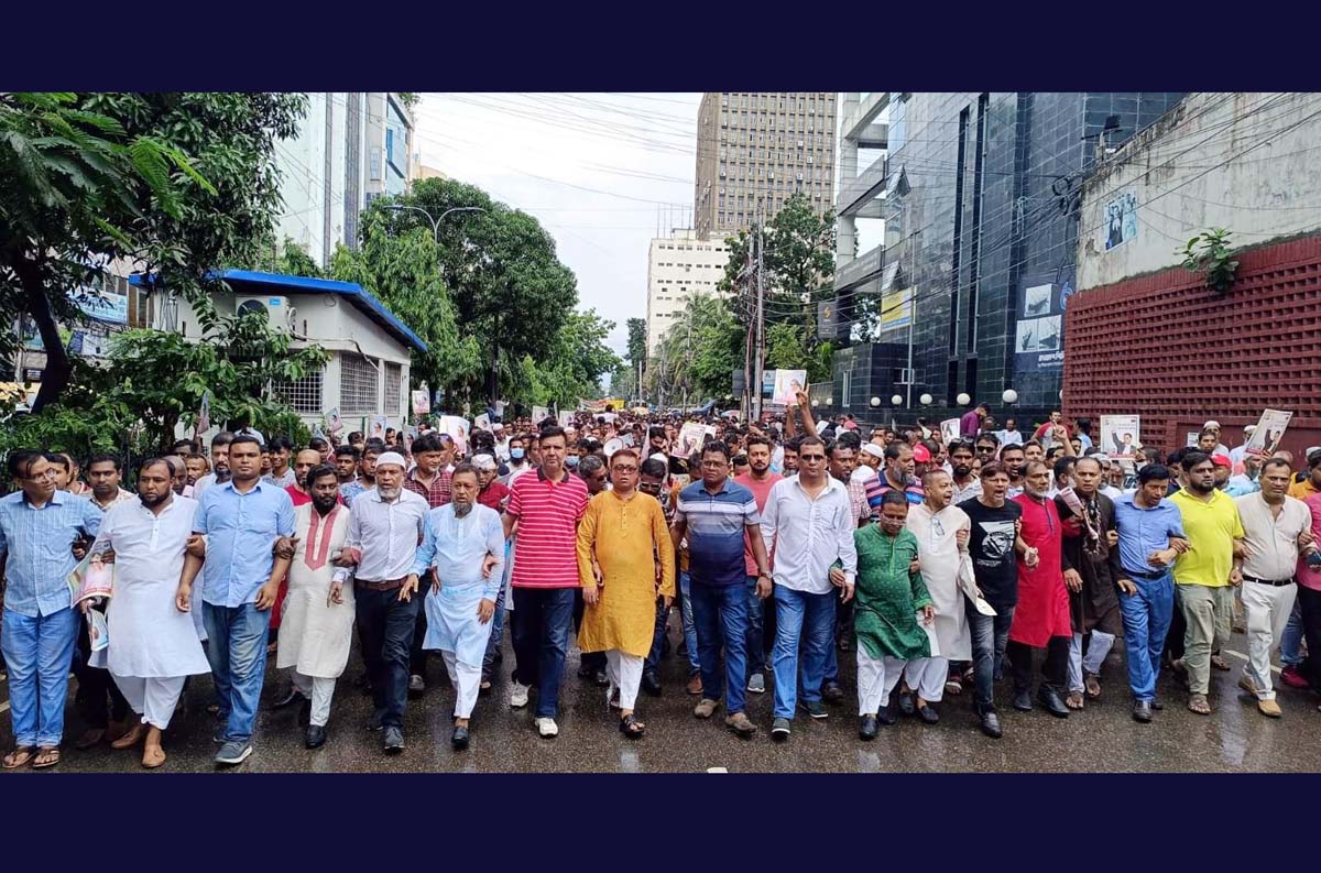 মহানগর বিএনপির স্মরণকালের সেরা শোডাউন