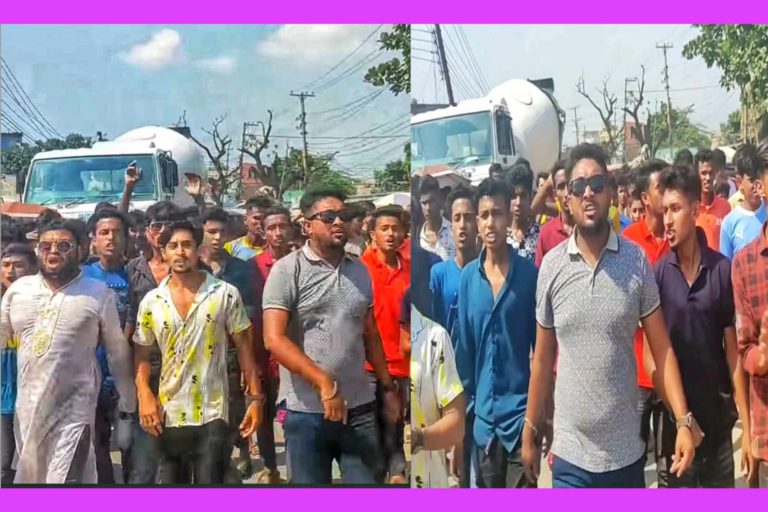 যুবলীগ নেতা শাওনের নেতৃত্বে শামীম ওসমানের জনসভায় যোগদান