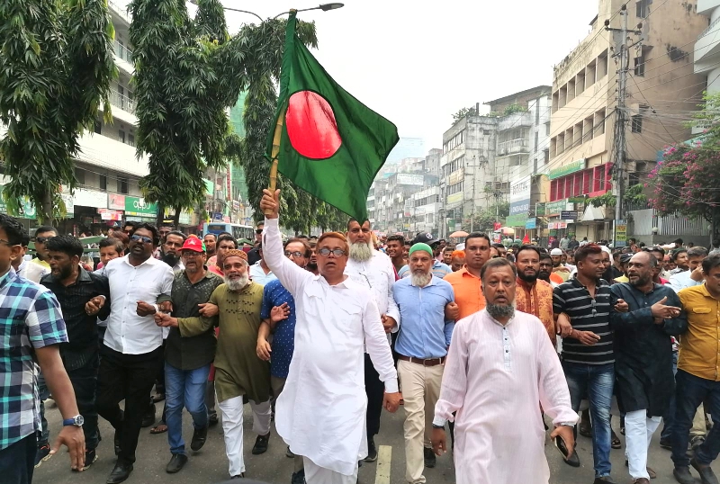 ঢাকার জনসমাবেশে সাখাওয়াত-টিপুর নেতৃত্বে মহানগর বিএনপির বিশাল শোডাউন