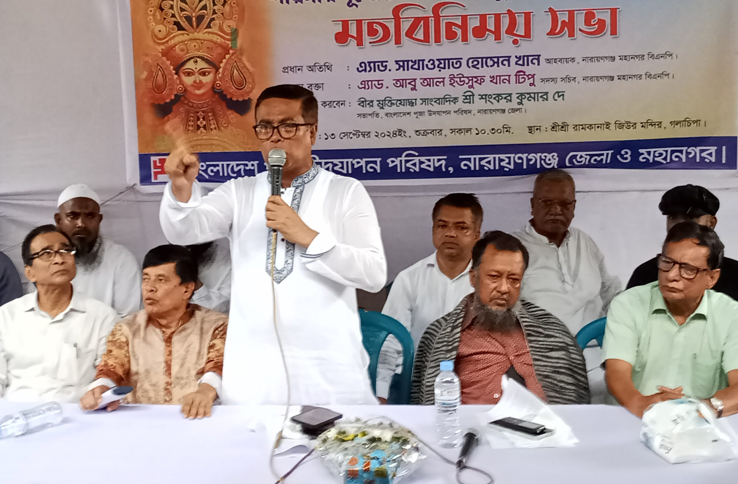 দুর্গোৎসবে অতন্দ্র প্রহরী হয়ে পাশে থাকবো: সাখাওয়াত