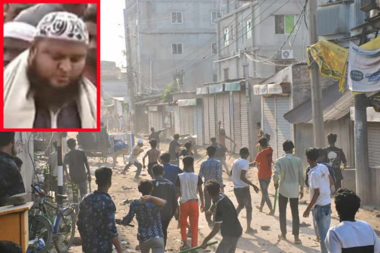 শামীম ওসমানের ক্যাডার ওলা মাসুদ বাহিনীর হামলায় রণক্ষেত্র ফতুল্লা