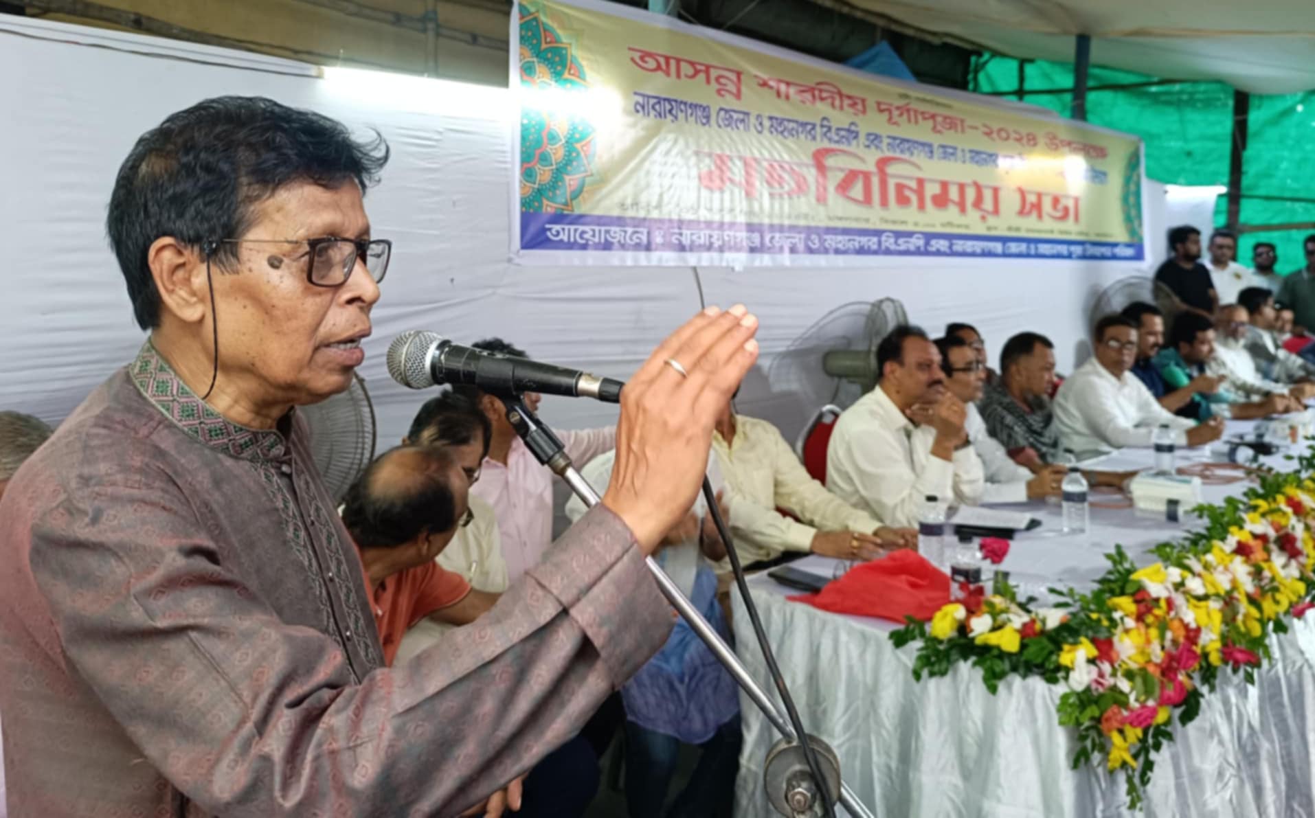 নারায়ণগঞ্জের হিন্দু সম্প্রদায়ের মাঝে স্বস্তি ফিরে এসেছে: শিখন সরকার