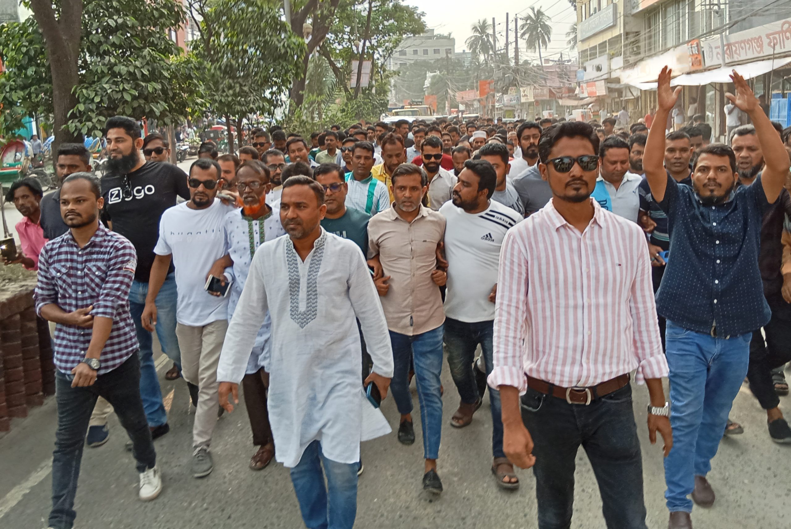 মহানগর বিএনপির বিক্ষোভ মিছিলে স্বেচ্ছাসেবক দলের অংশগ্রহণ